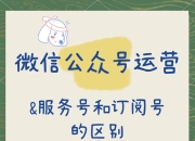订阅号和服务号区别