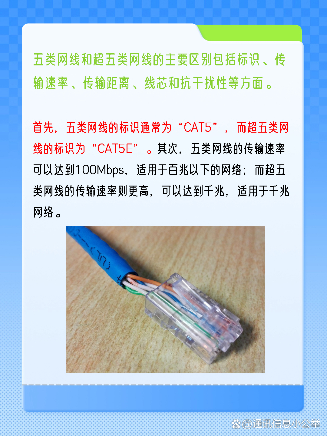 网线类线区别 网线几类几类有什么区别 