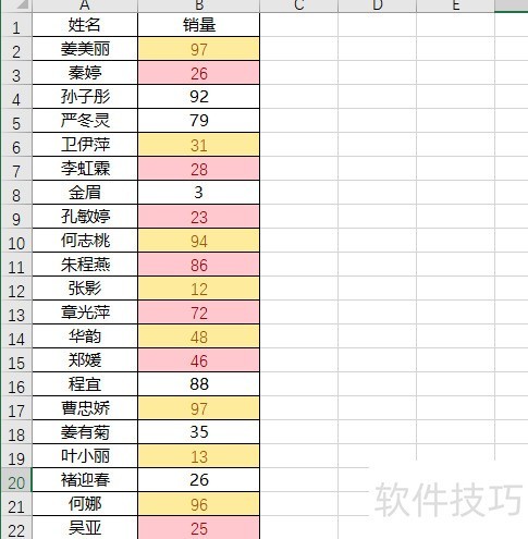excel怎么区别颜色 excel怎么用颜色区分种类 